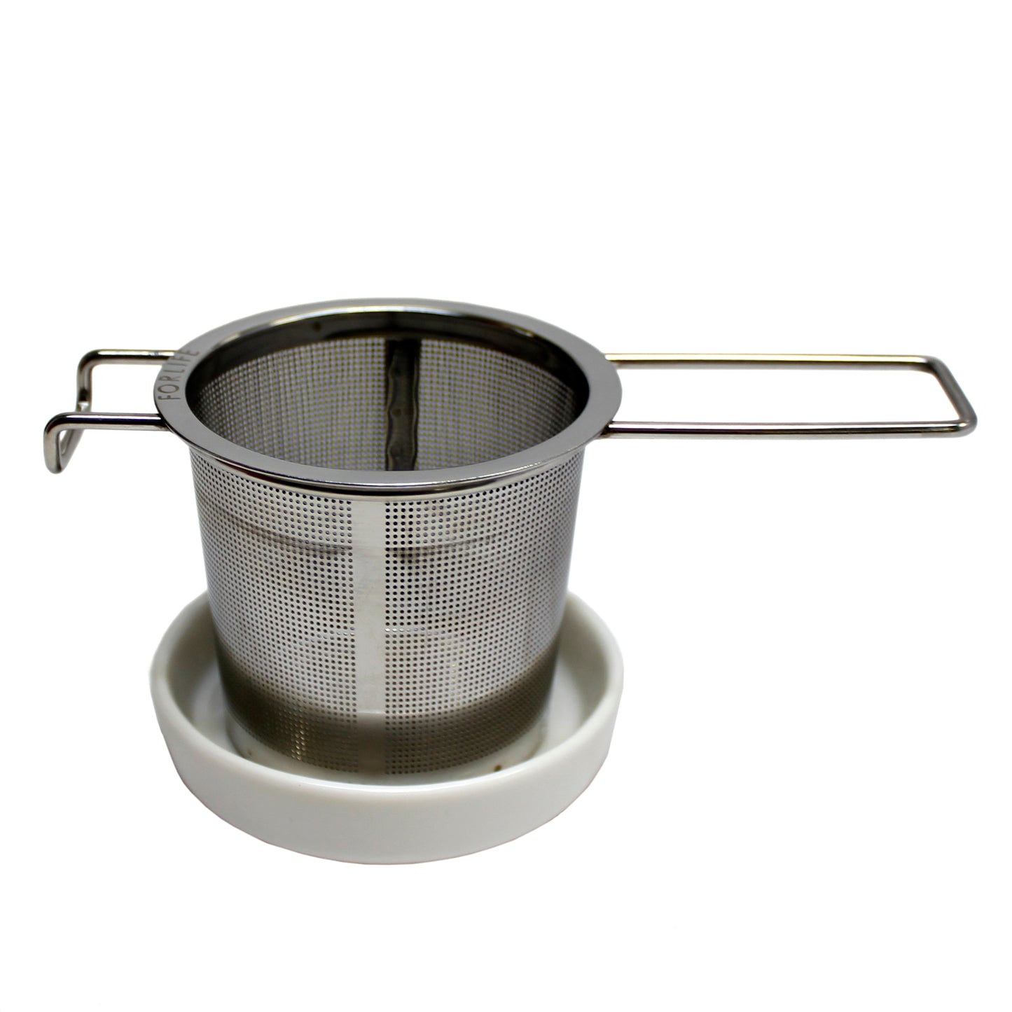 FORLIFE Tea Strainer with Dish Set