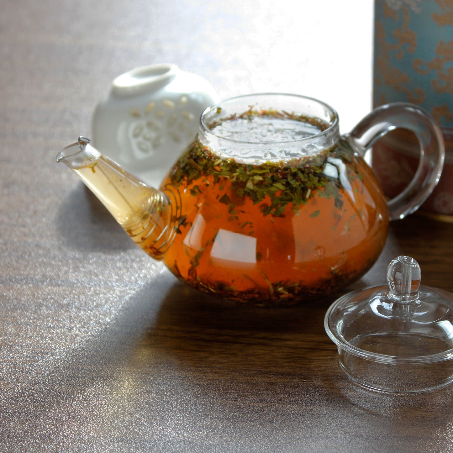 Cocoa Mint - steeping