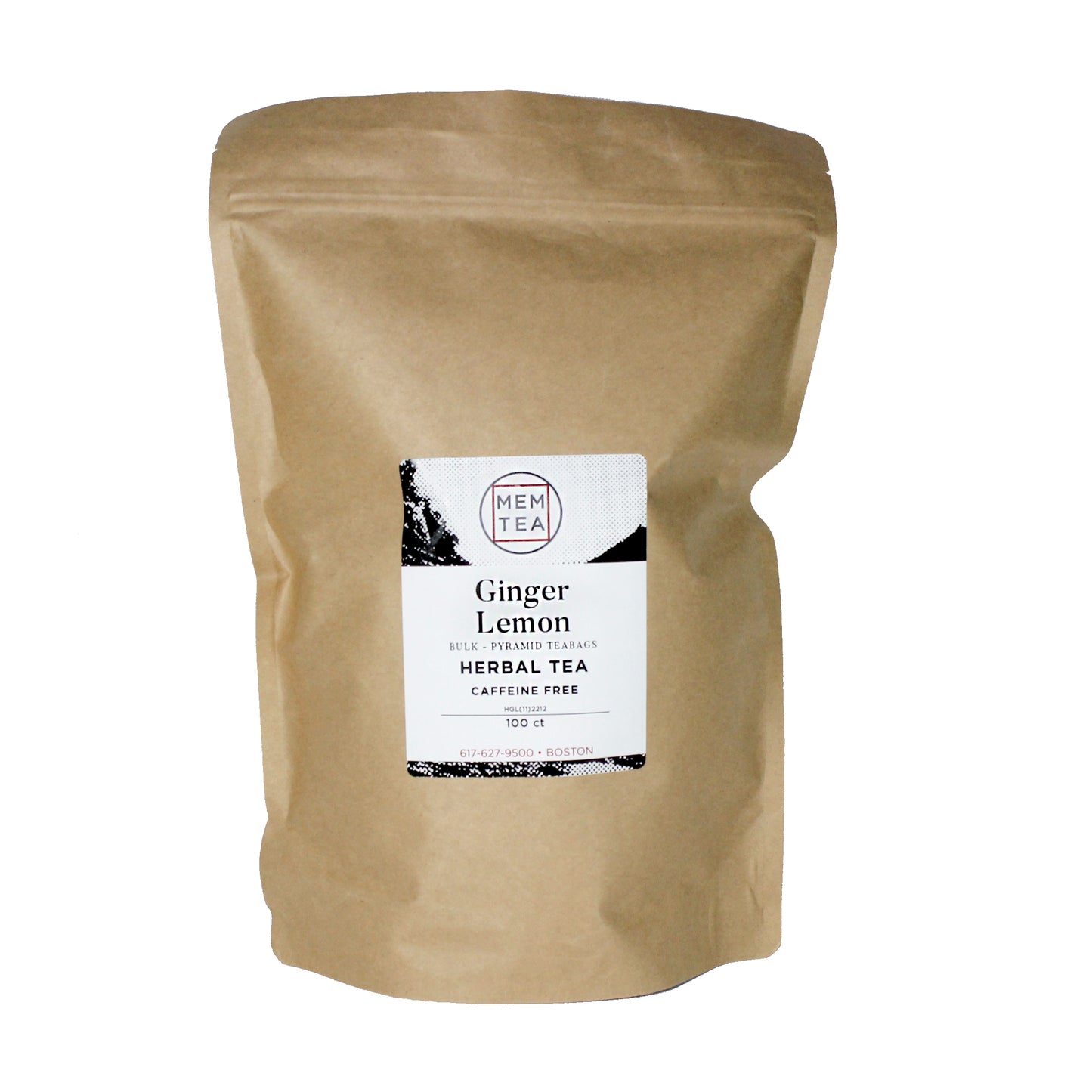 Ginger Lemon - Pyramid Teabag Bag - 100ct