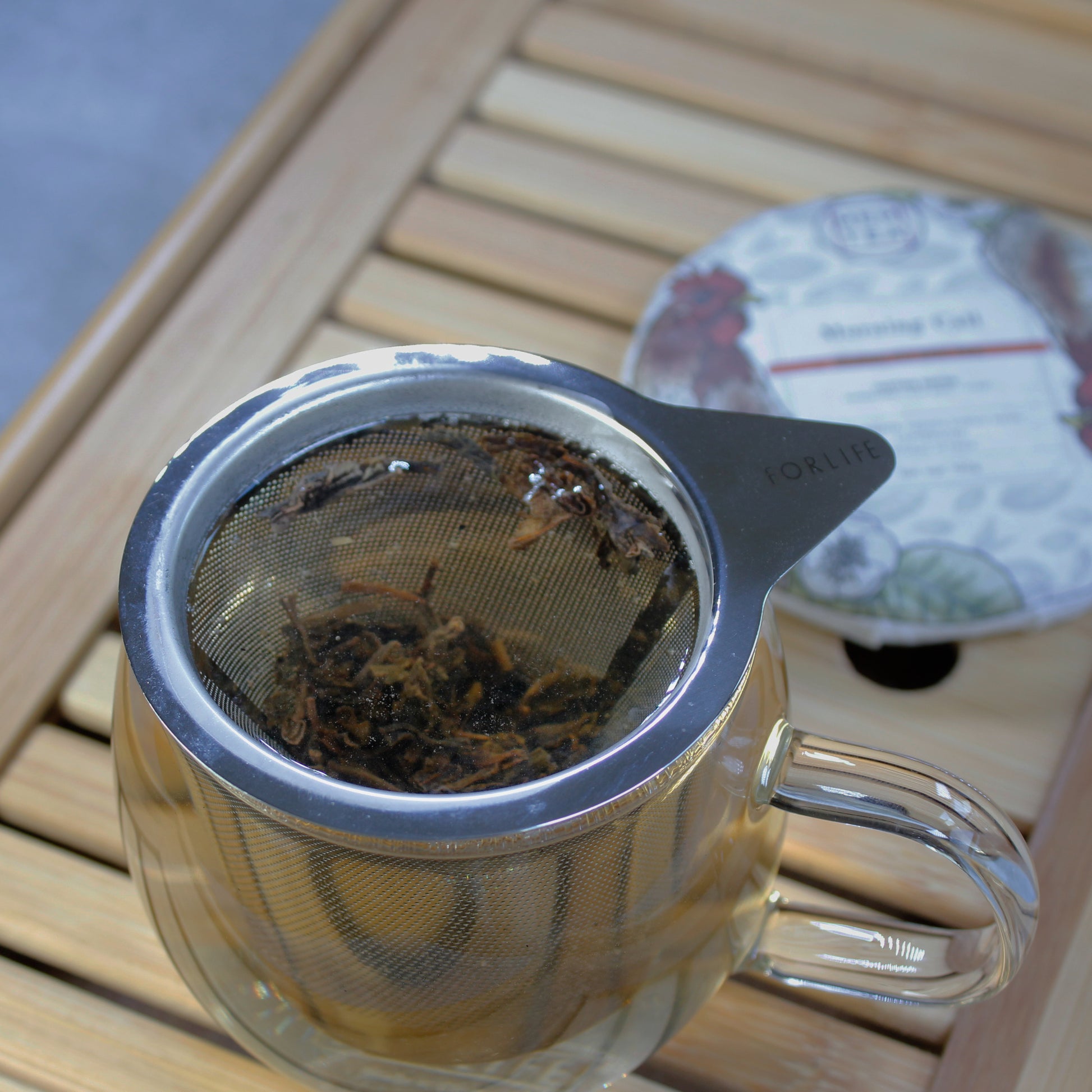 Morning Call: Sheng Pu-Erh Bingcha 2013 - steeping