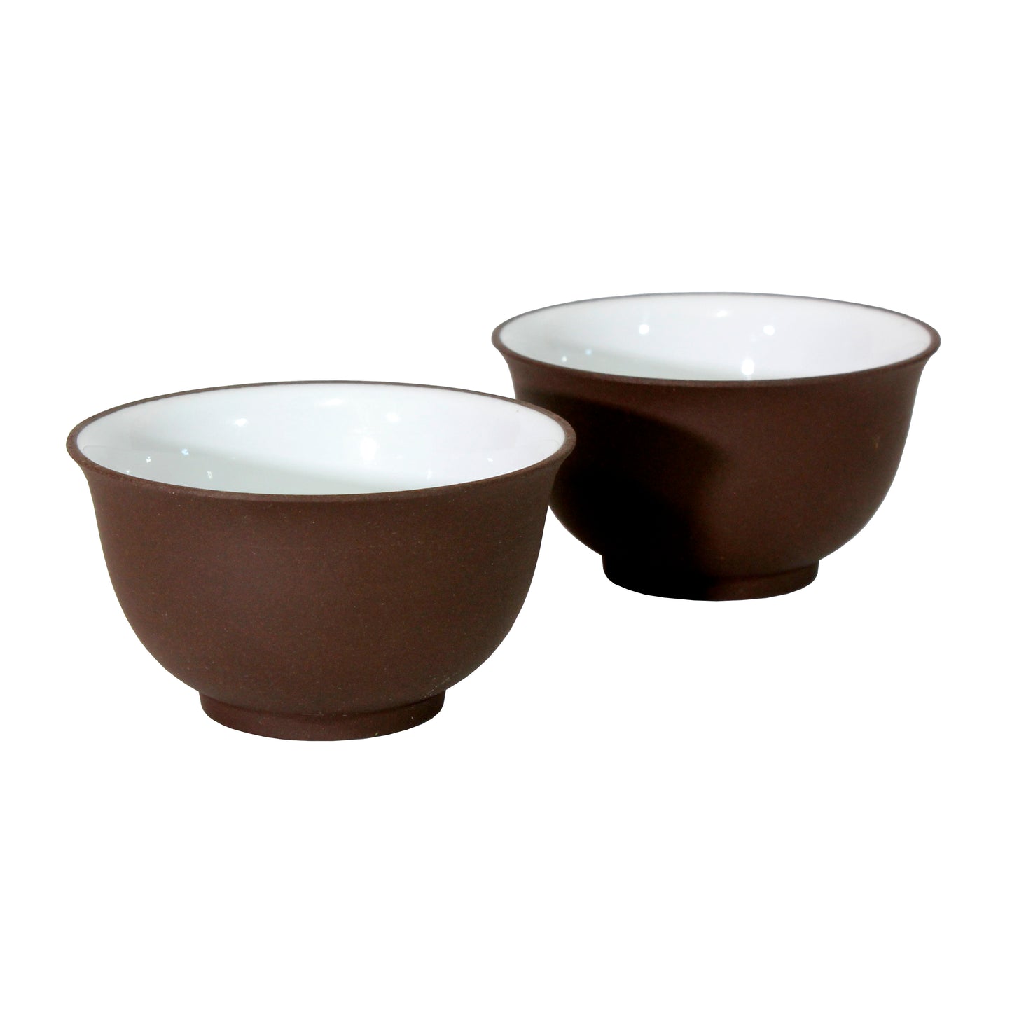 Purple & White Tasting Cups - 2.5 oz (Set of 2)