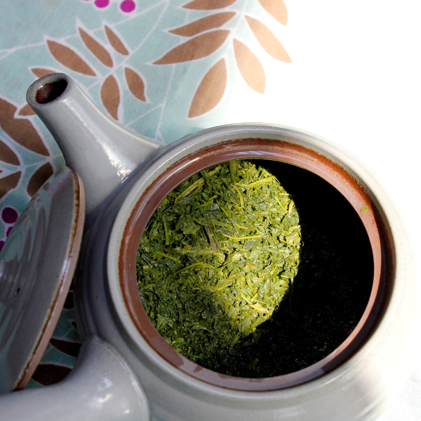 Sencha: Meiryoku - wet leaves