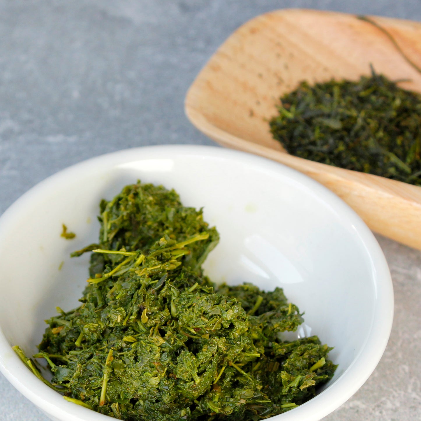 Sencha: Yamakai - wet leaves