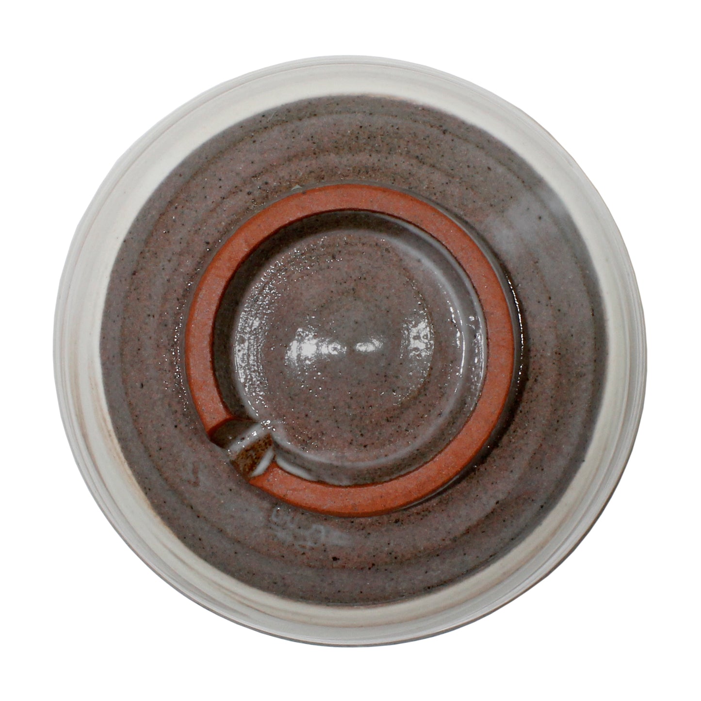Swirl Ceramic Matcha Bowl - bottom