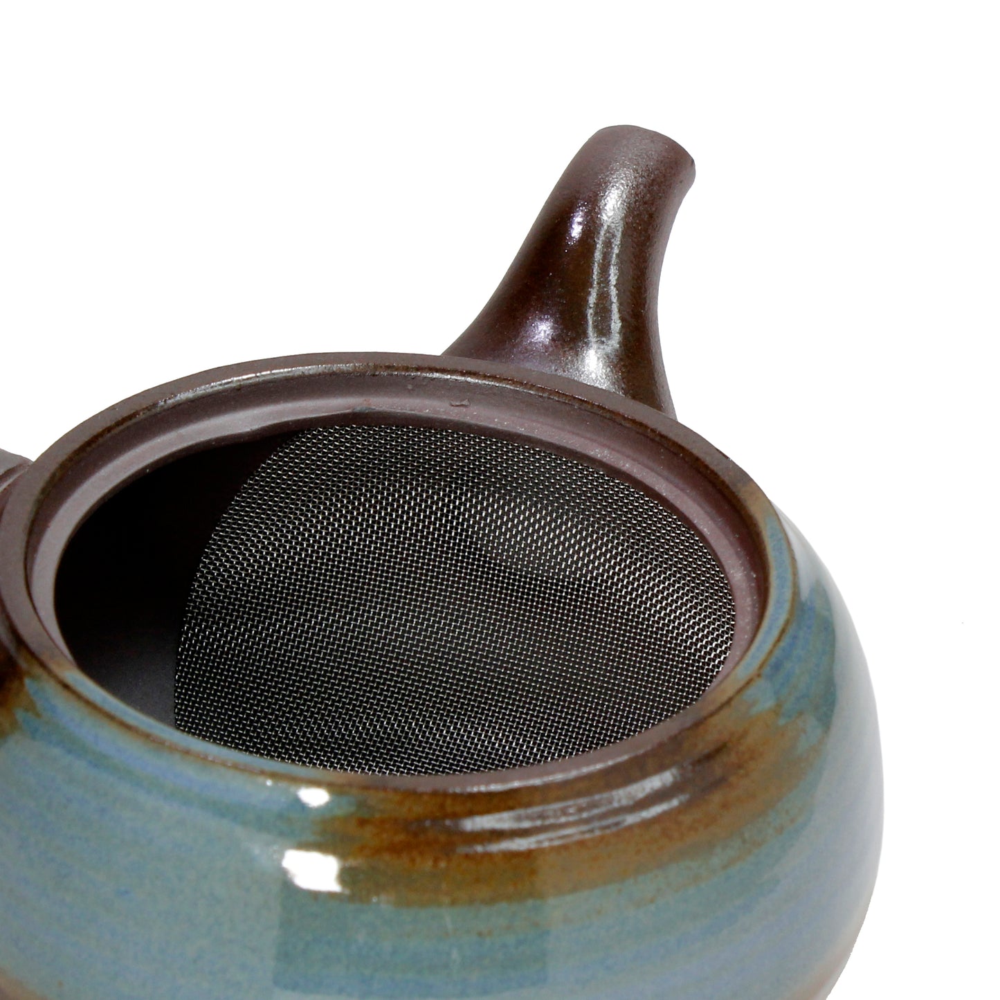 Water's Edge Kyusu Side Handle Teapot - strainer