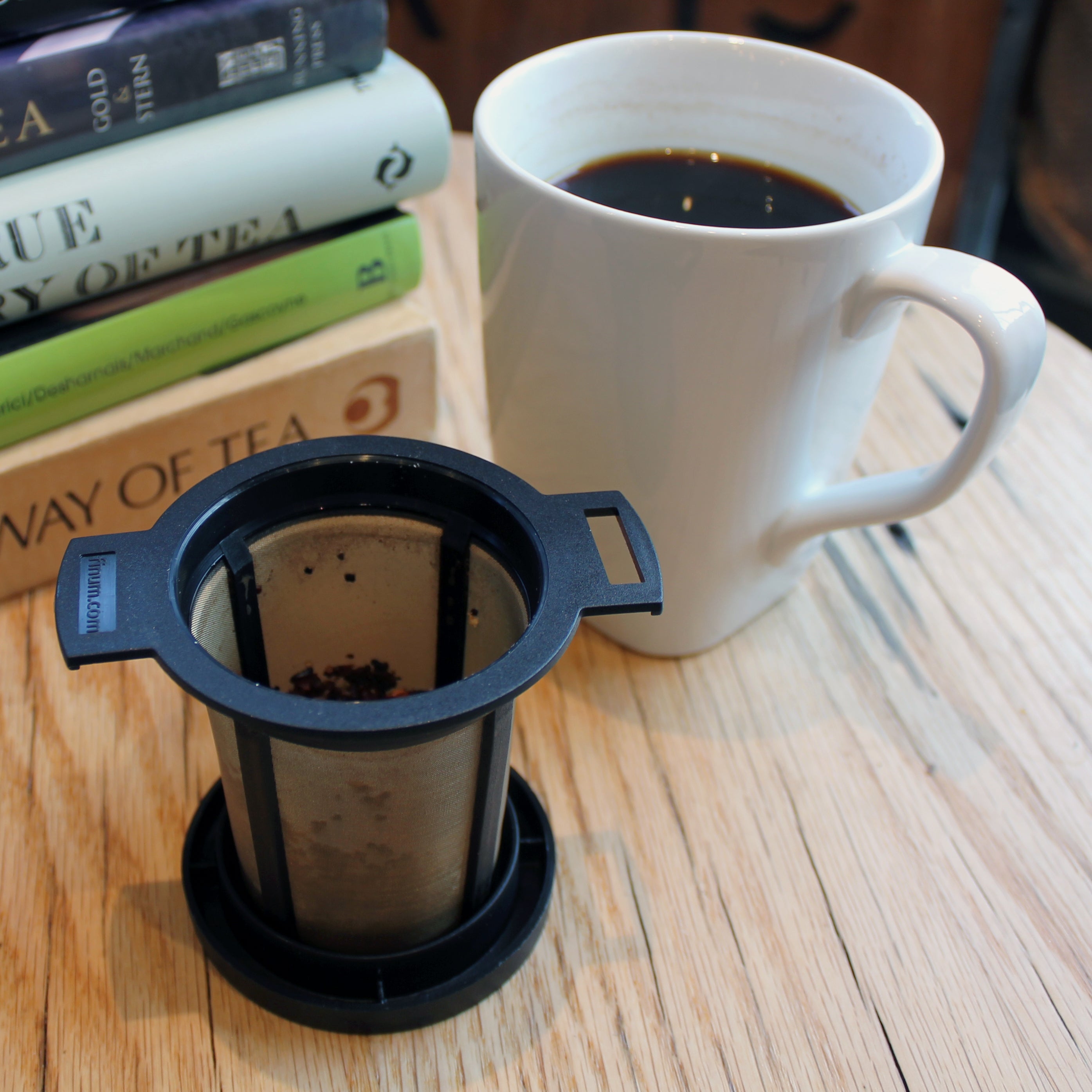 Black & Gold Strainer/Infuser - infuser