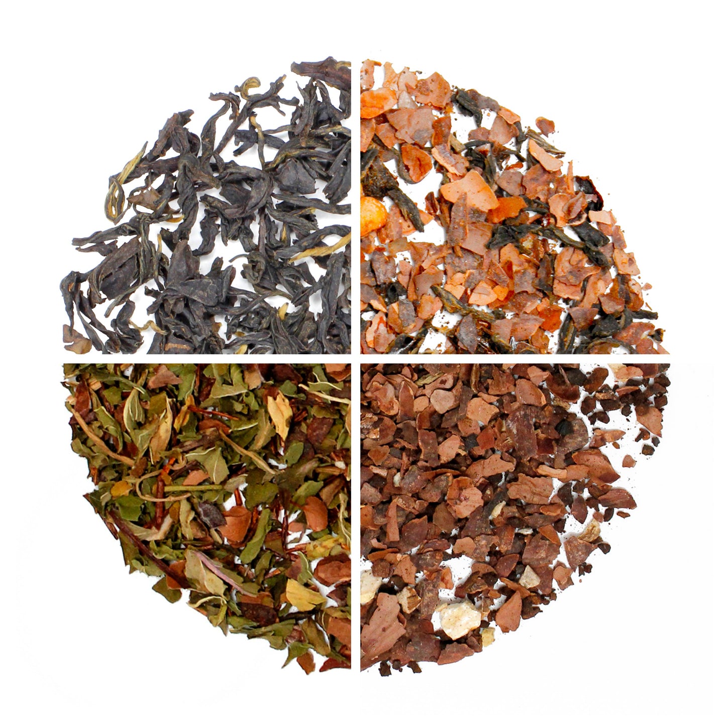 Winter Solstice Collection - loose leaf tea sampler - loose 4 up