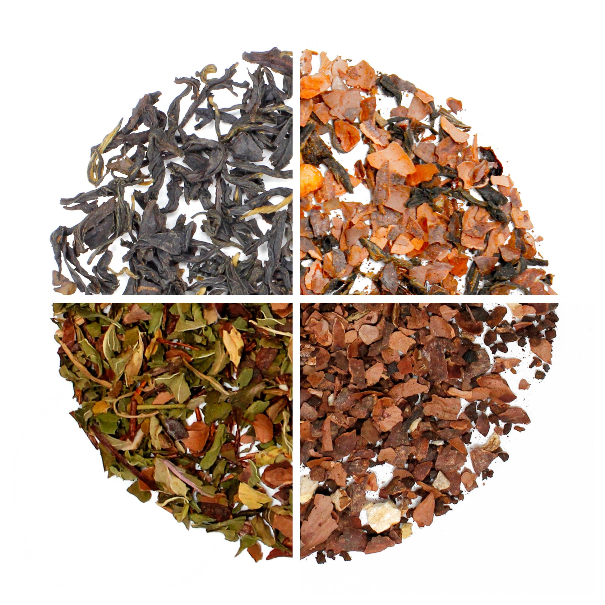 Winter Solstice Collection - loose leaf tea sampler - loose 4 up