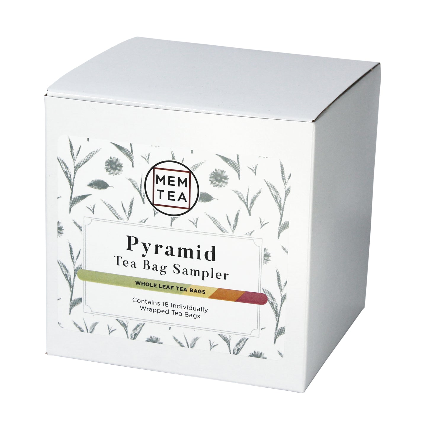 Pyramid Tea Bag Sampler - Individually Wrapped - box front