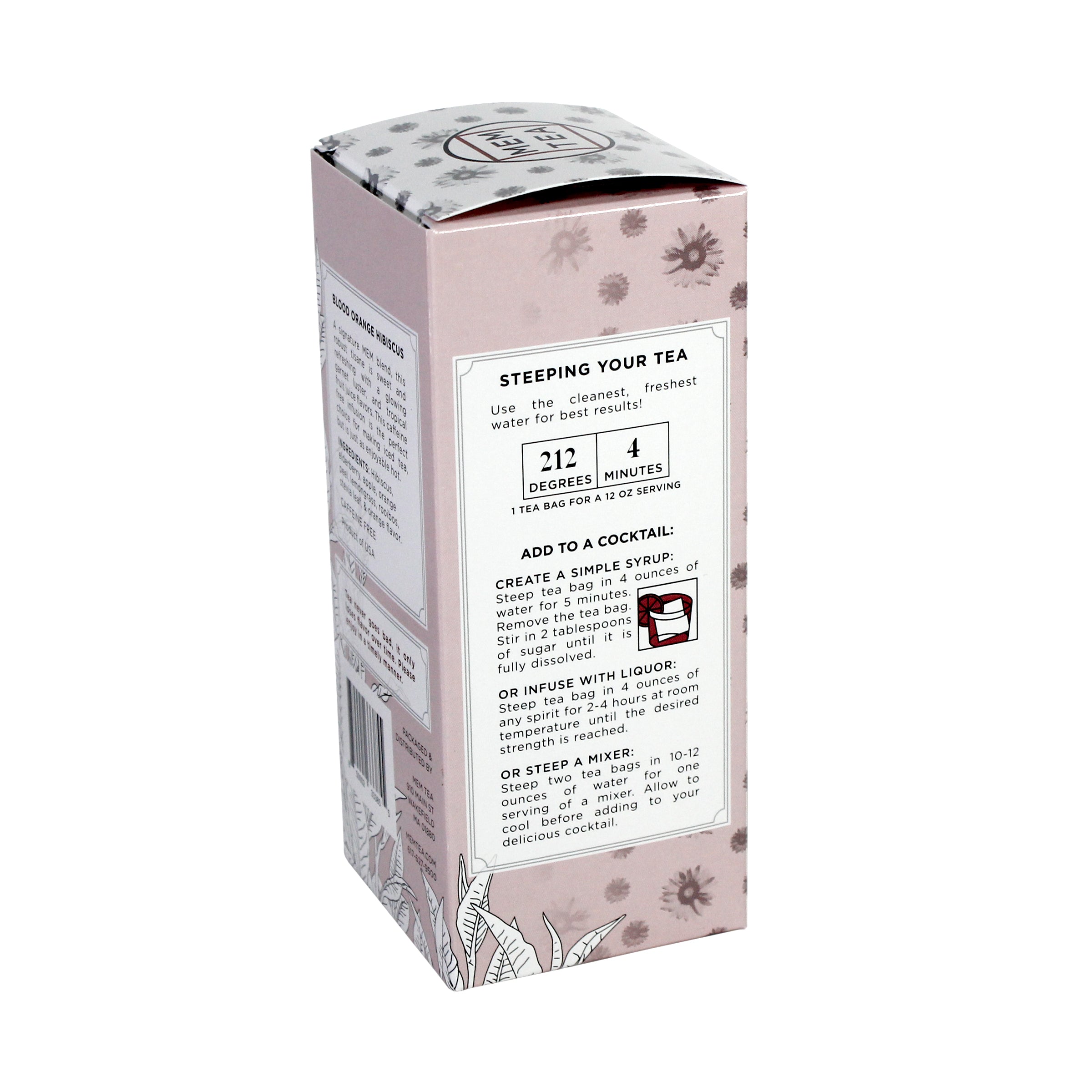 Blood Orange Hibiscus - Pyramid Tea Bags – MEM TEA