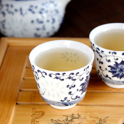 Blue Lotus Gong Fu Tea Cups - set of 2