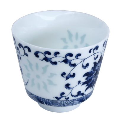 Blue Lotus Gong Fu Tea Cups - set of 2