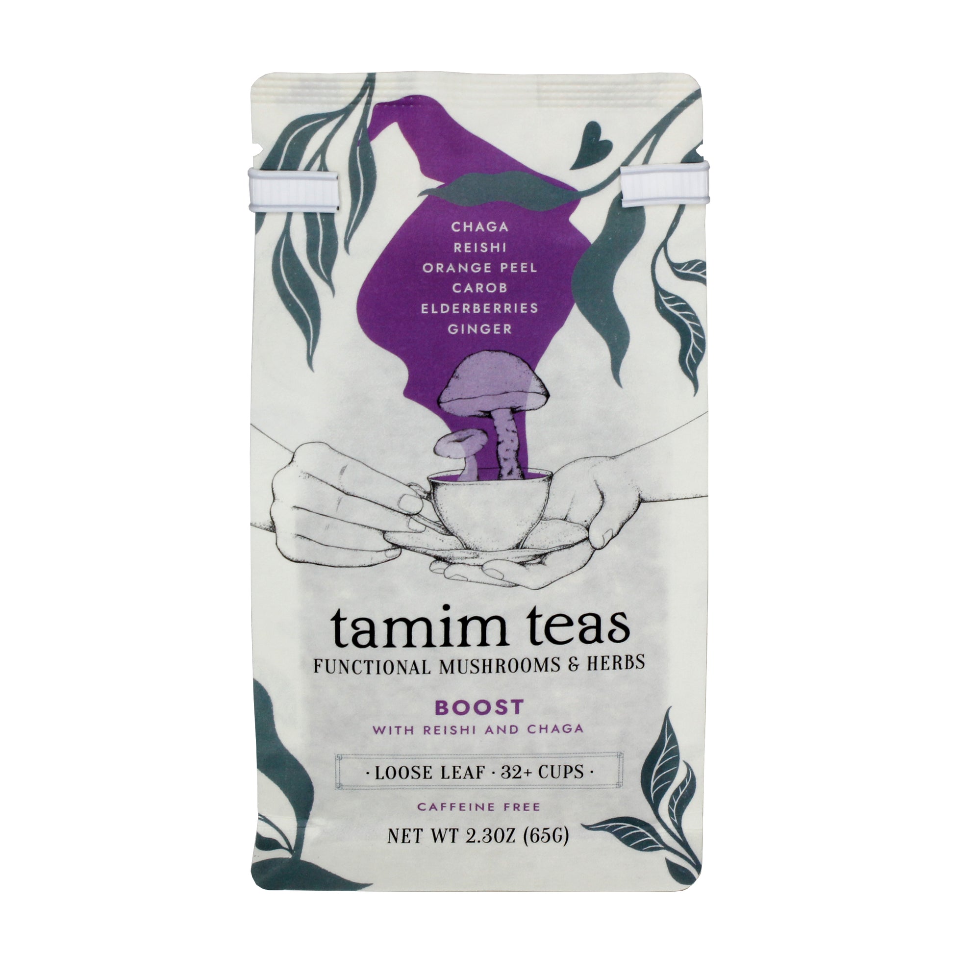 Boost - Tamim Teas - w Reishi & Chaga - retail pouch - front