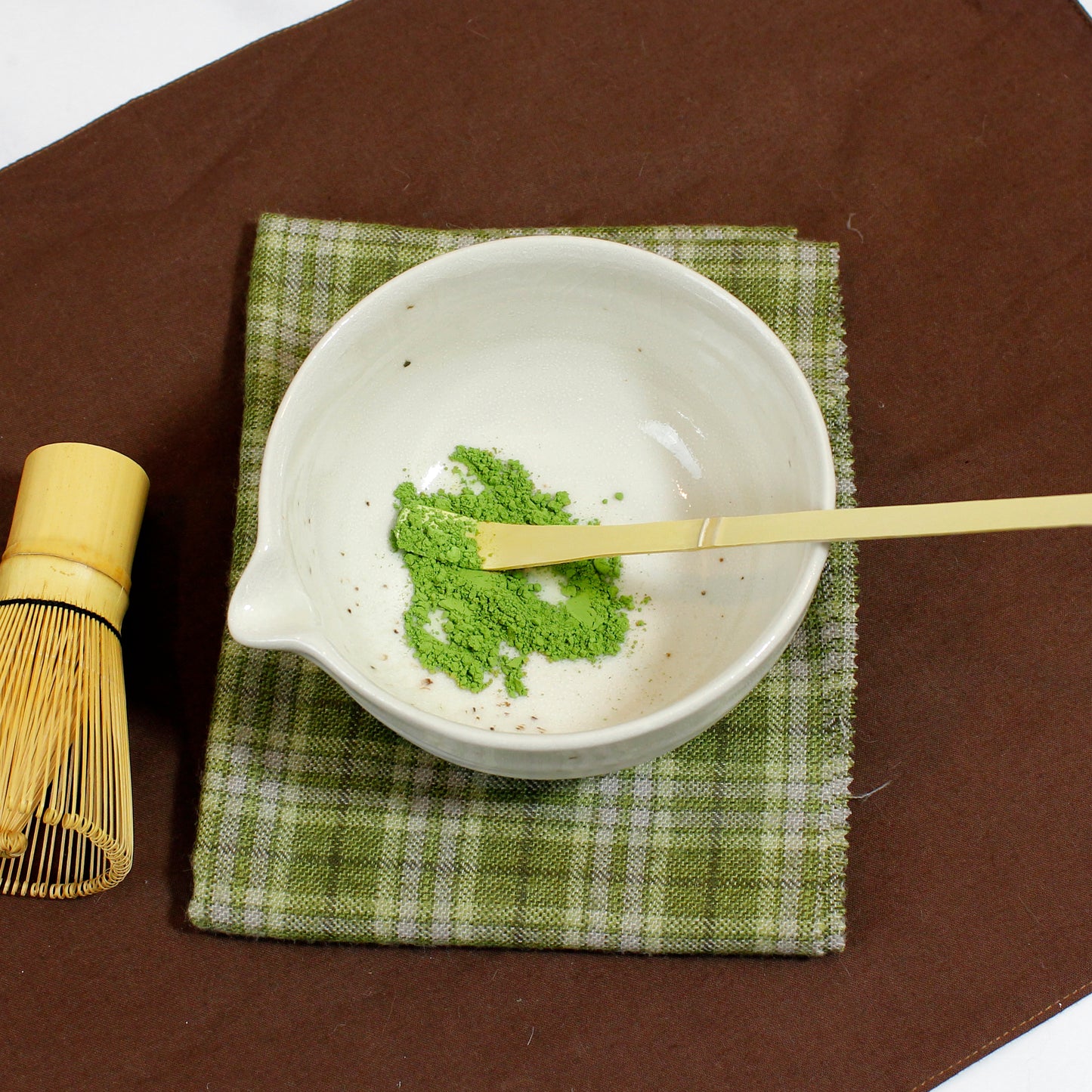 Cream Matcha Set w/ Spout