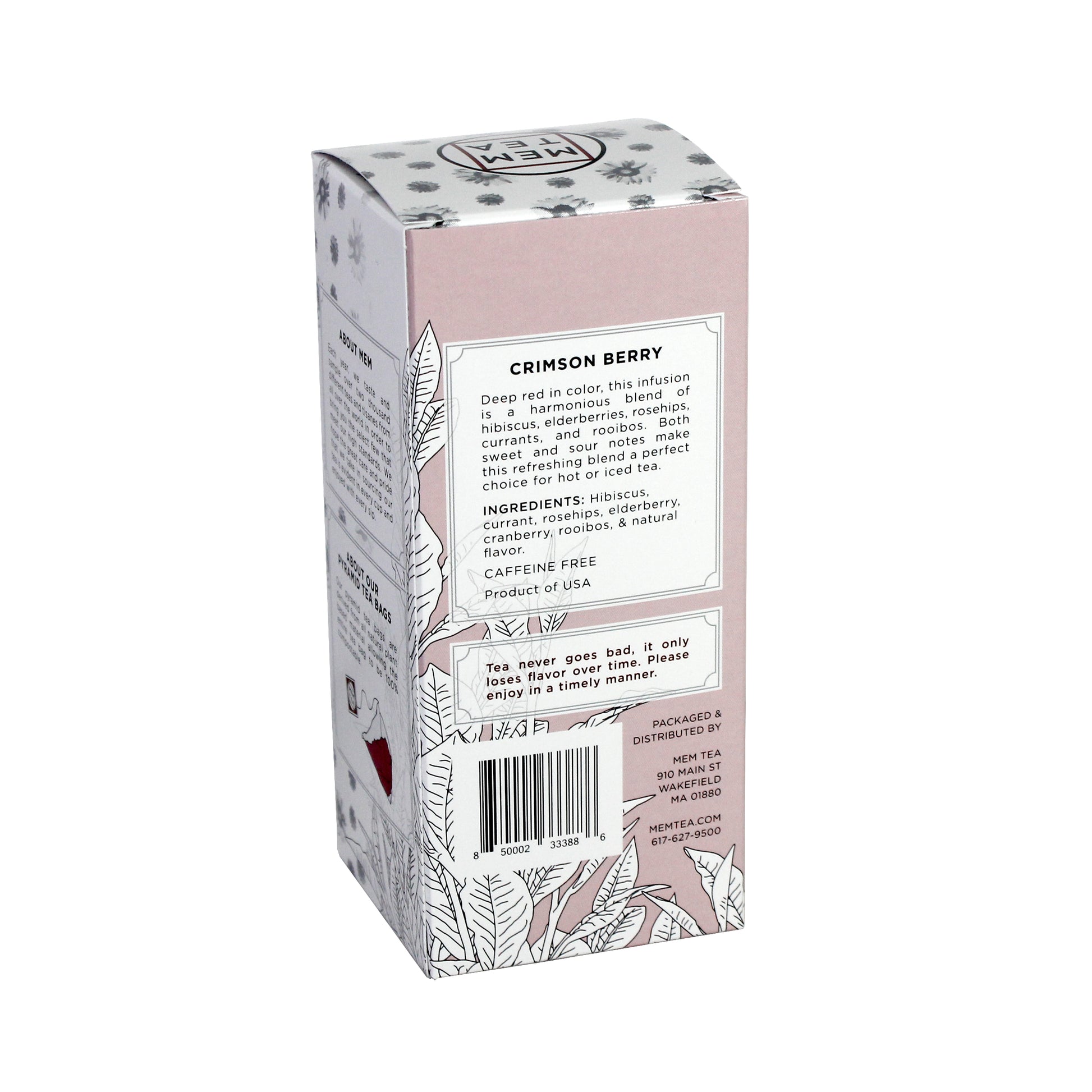 Crimson Berry - Pyramid Teabag Box 18ct - about the tea