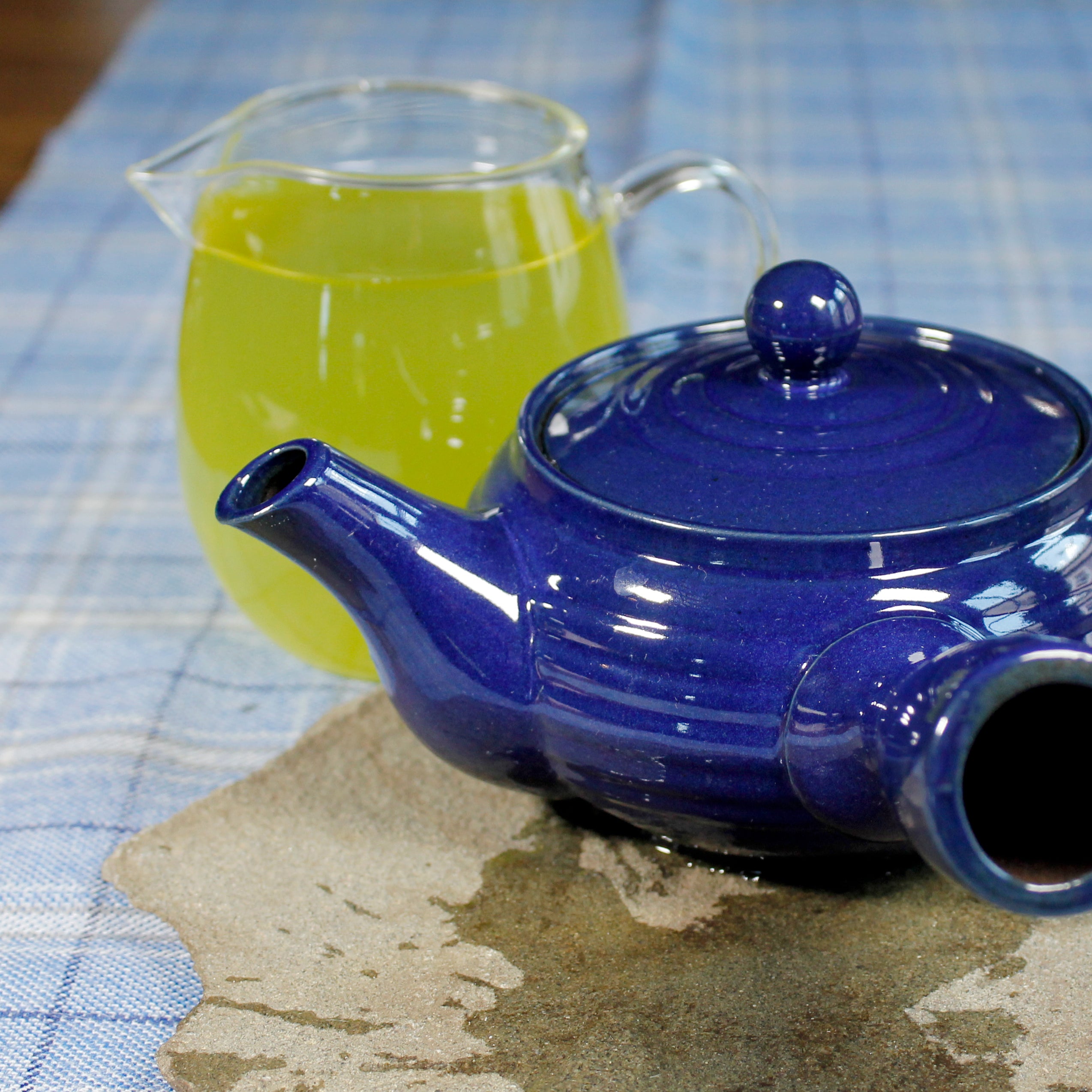 Newest blue teapot