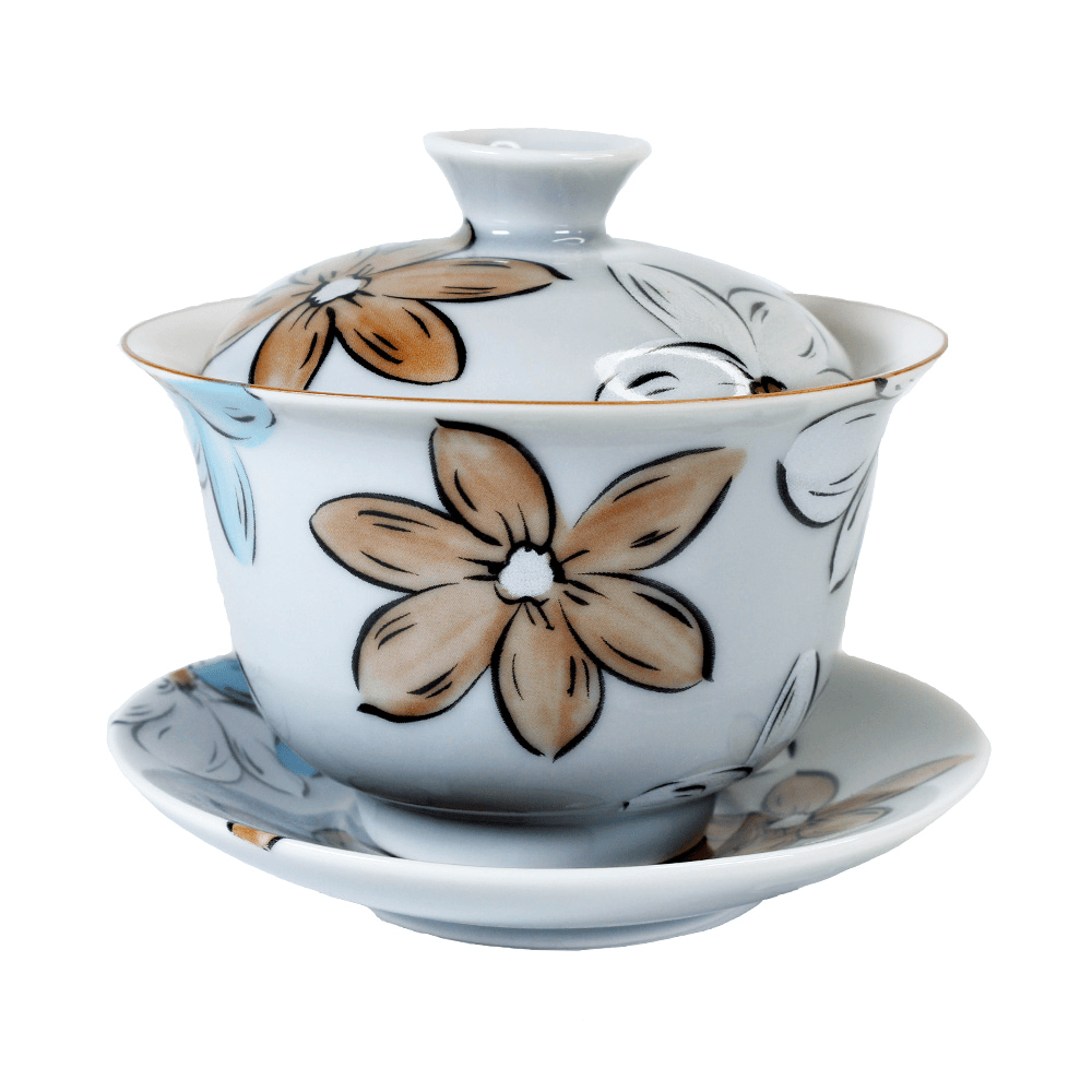 Flowered Gaiwan