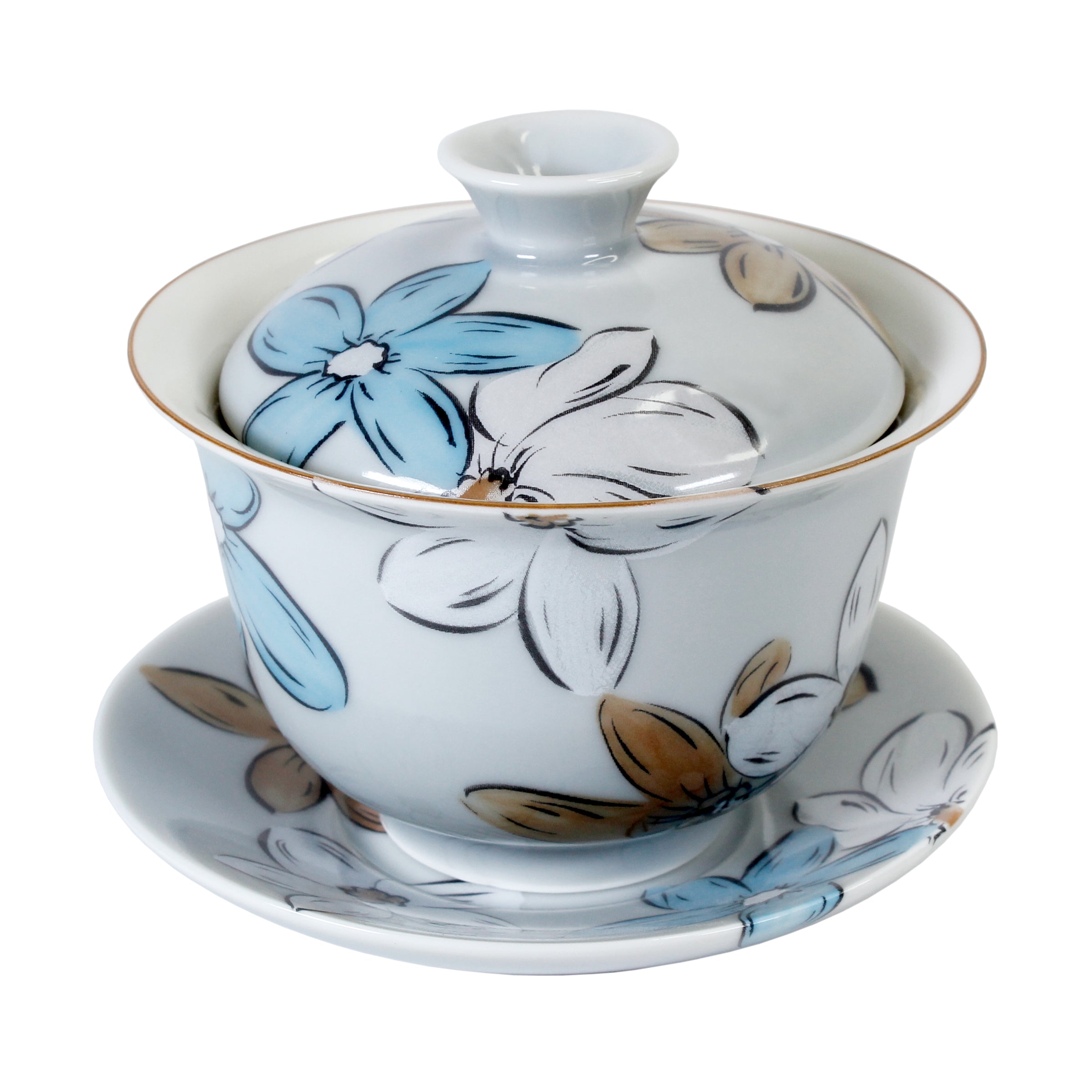 Flowered Gaiwan