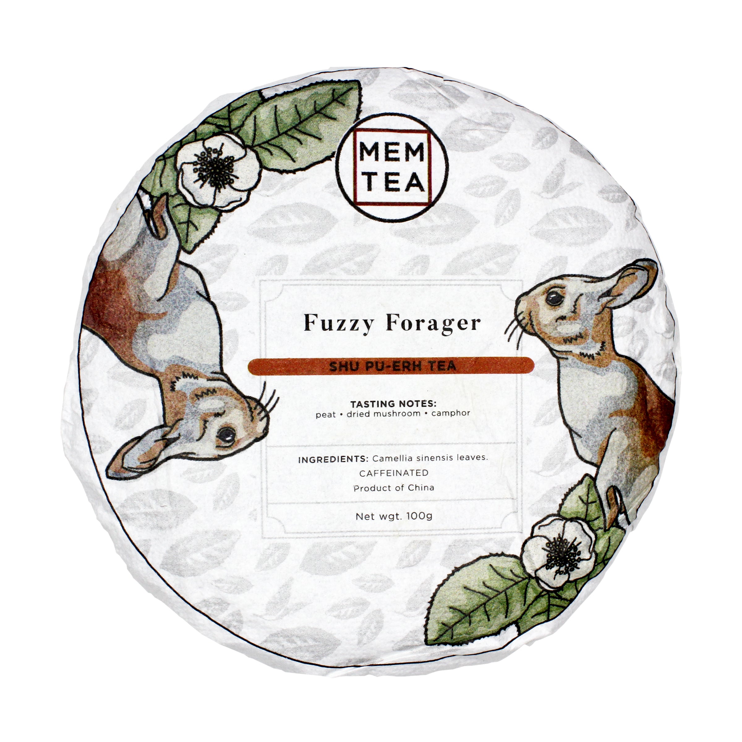 Fuzzy Forager: Shu Pu-Erh Bingcha - wrapped