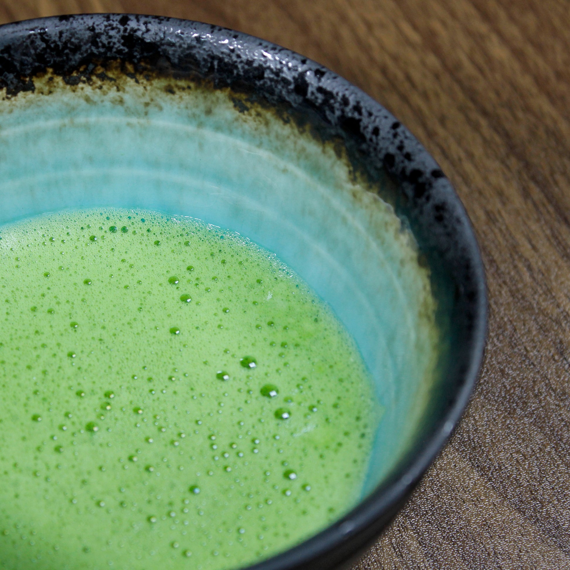 Gabaron Ceremonial Grade Matcha - Marukyu Koyamaen - Uji, Kyoto, Japan - whisked