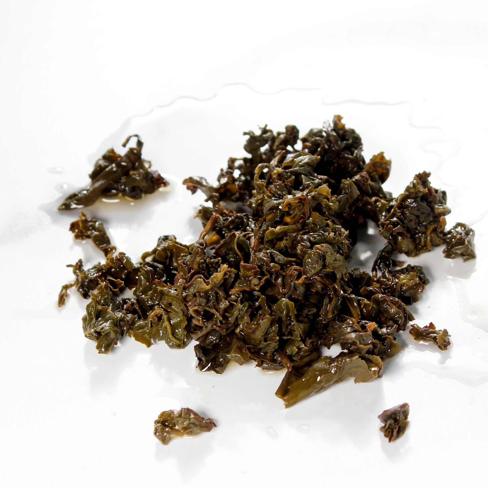 Iron Goddess: Tieguanyin - wet leaves