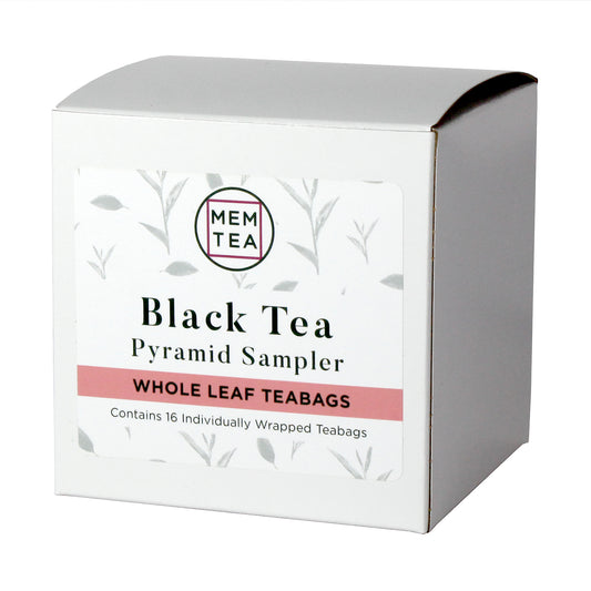 Black Tea Pyramid Teabag Sampler - Individually Wrapped