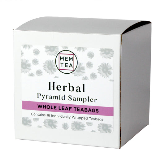 Herbal Tisane Pyramid Tea Bag Sampler - Individually Wrapped
