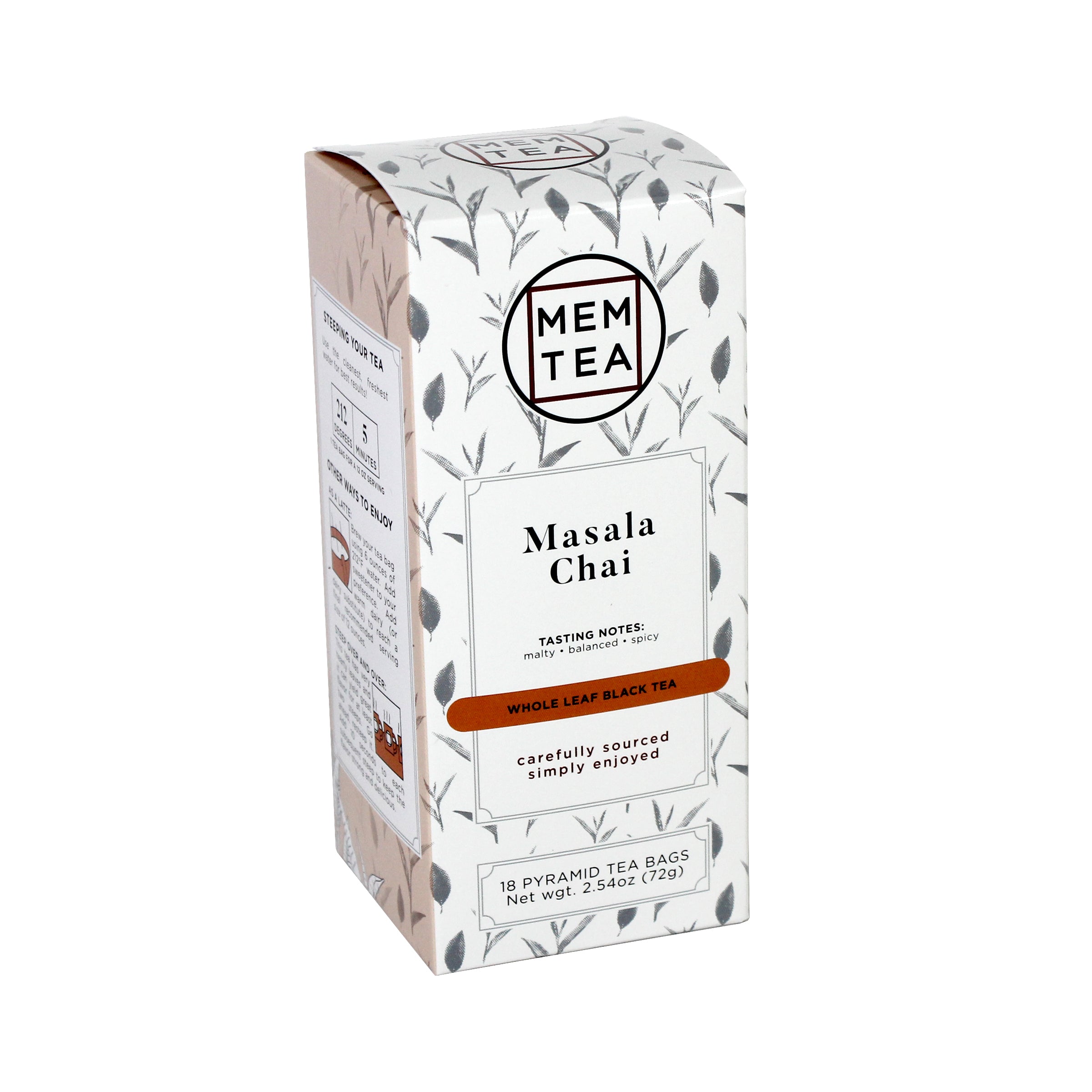 Masala Chai - Pyramid Teabag Box 18ct - front