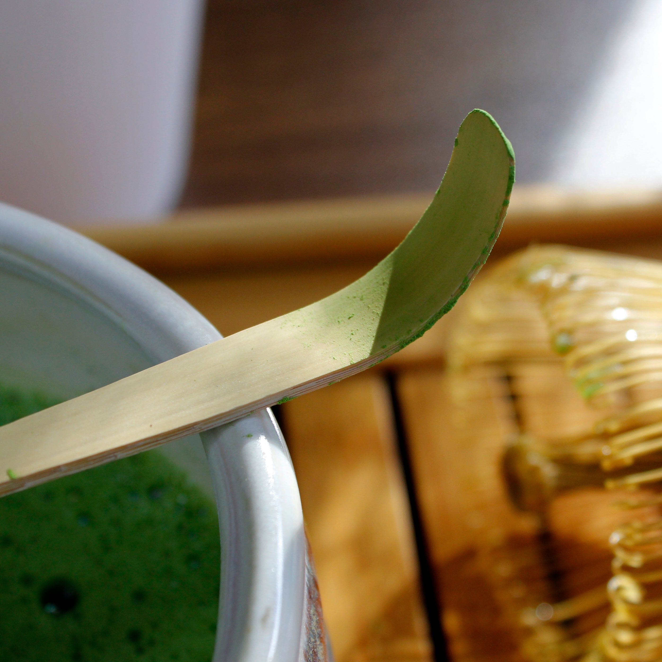 Bamboo Matcha Scoop - Chashaku - used