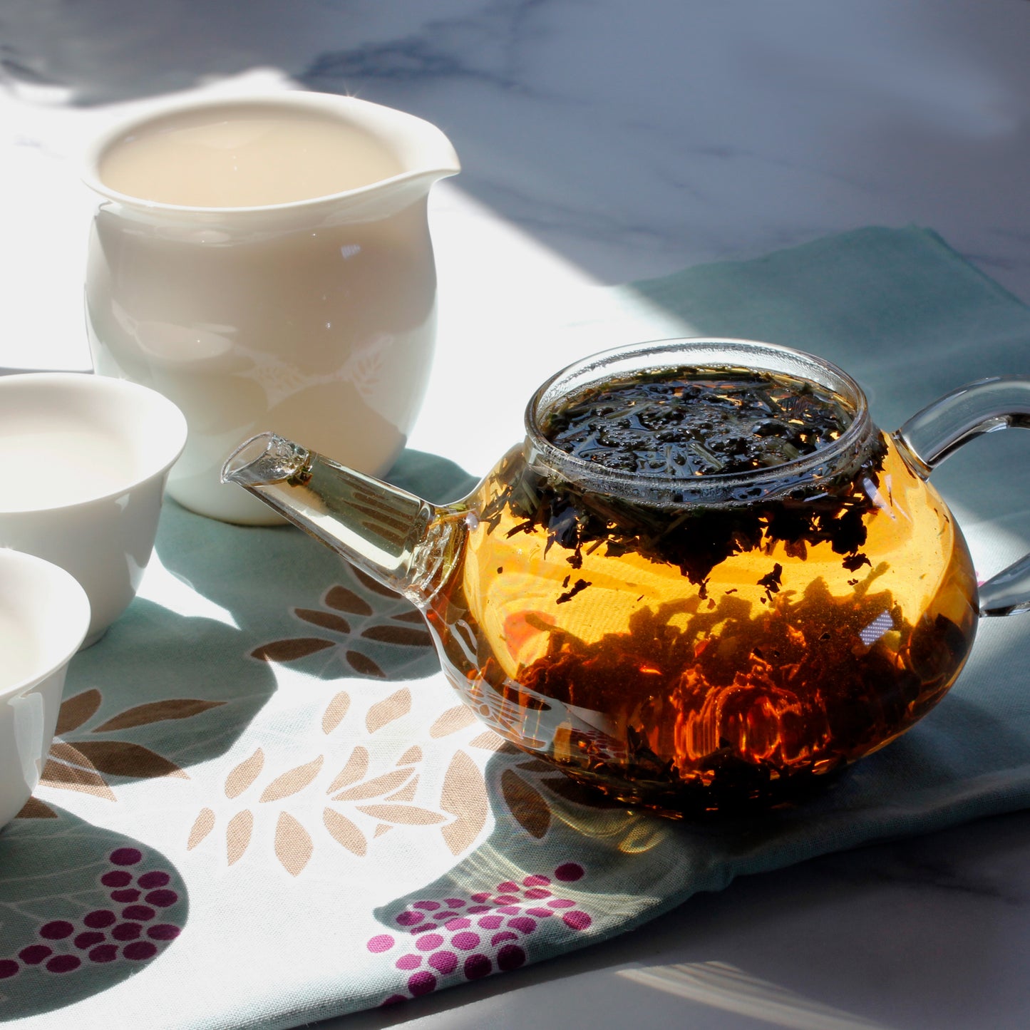 Mediterranean Black Iced Tea - steeping