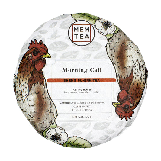 Morning Call: Sheng Pu-Erh Bingcha 2013 - wrapped