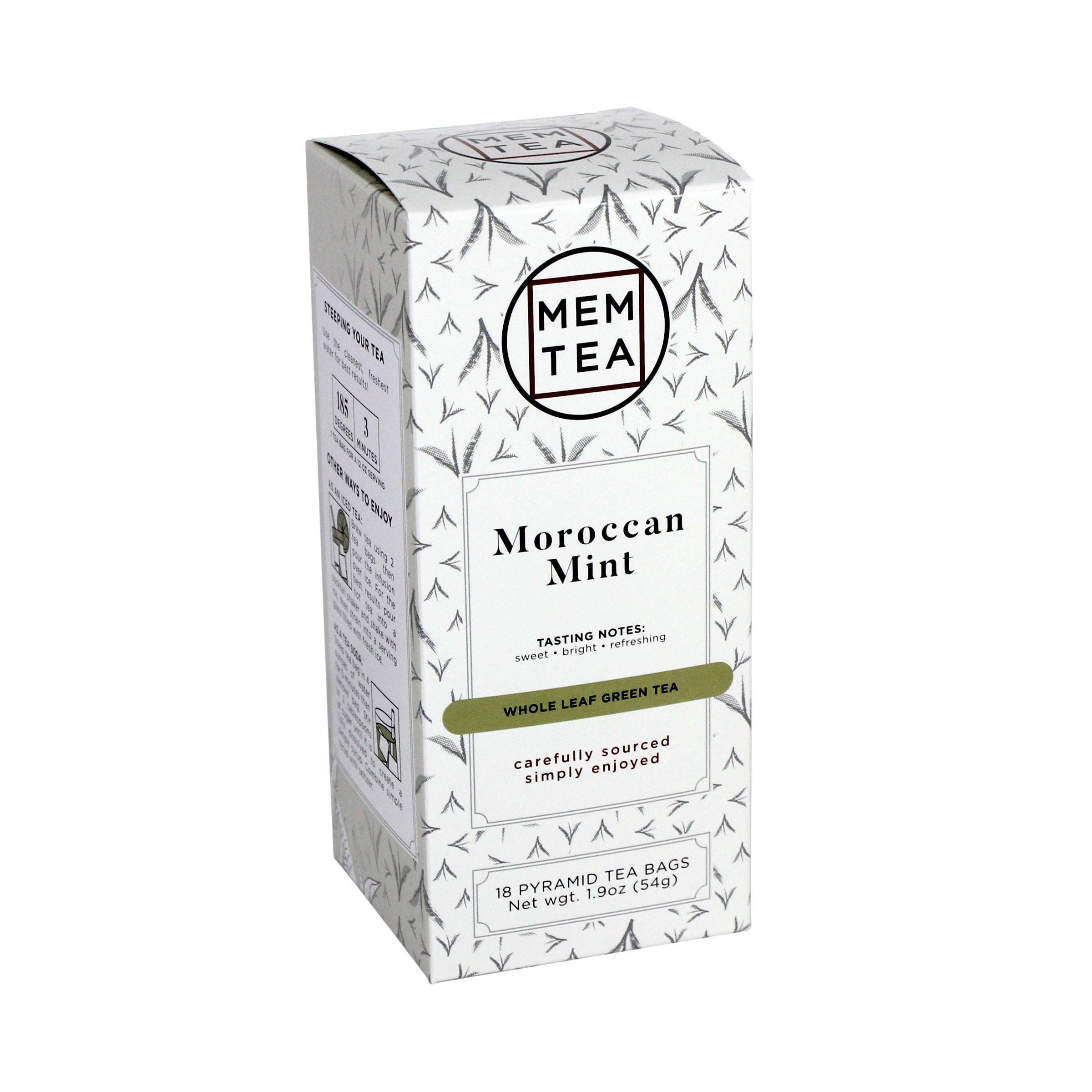 Moroccan Mint - Pyramid Teabag Box 18ct - front