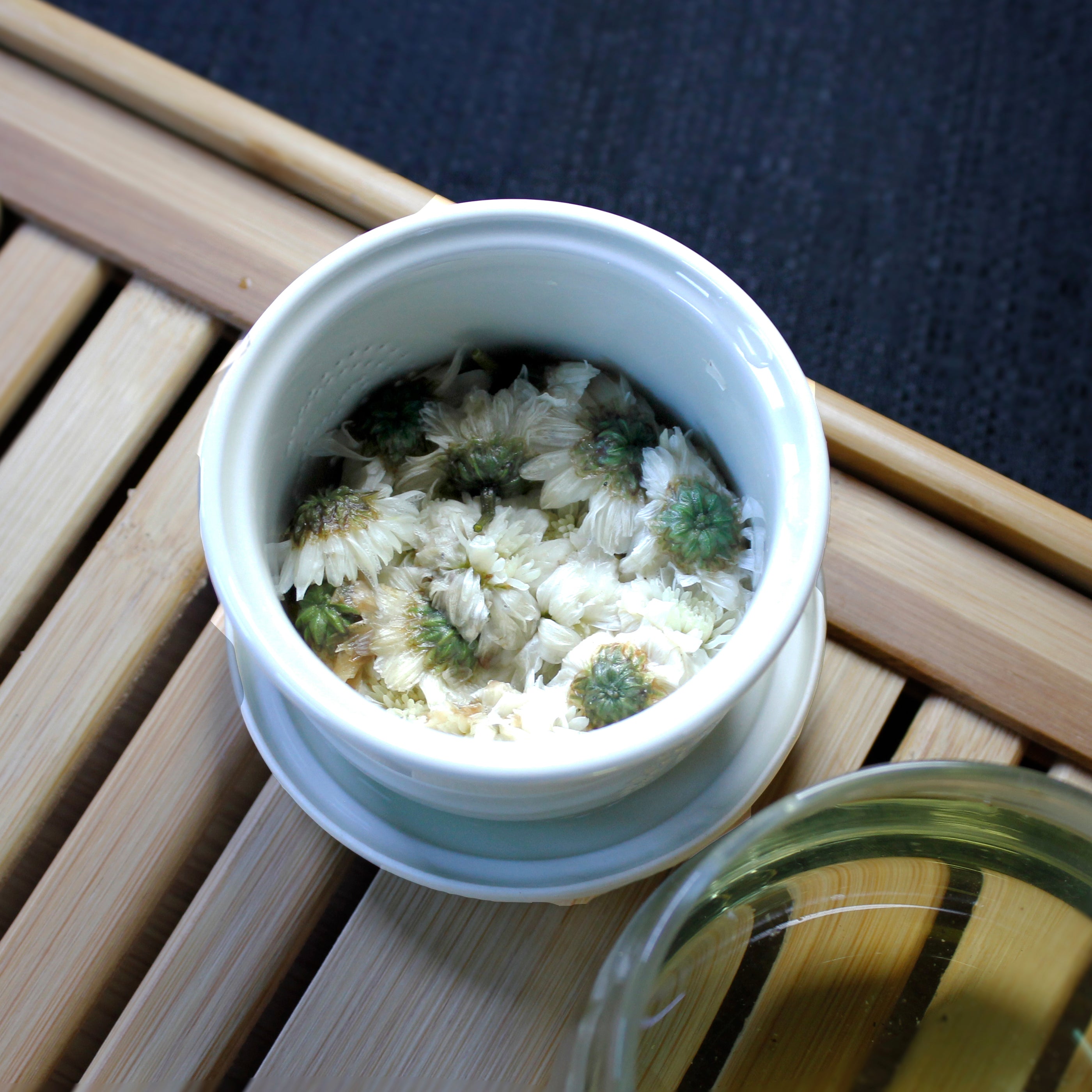 Osmanthus Glass Mug Infuser