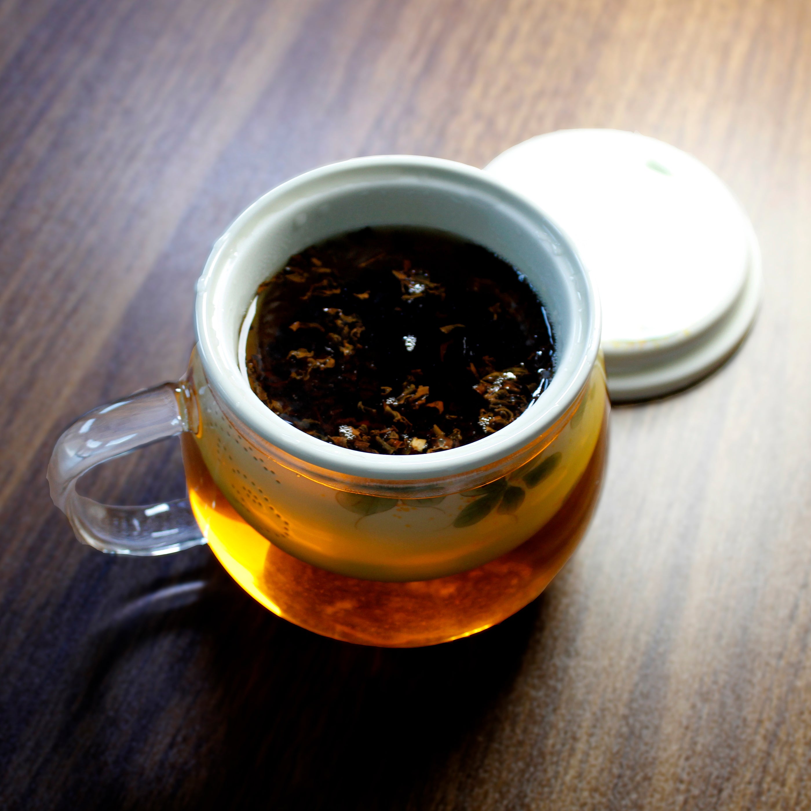 Osmanthus Glass Mug Infuser