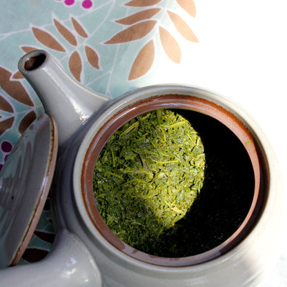 Sencha: Meiryoku - wet leaves