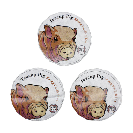 Teacup Pig - Sheng Pu-Erh Tuocha 2015 - wrapped