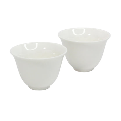 White Porcelain Tasting Cups - 1.7 oz (Set of 2)
