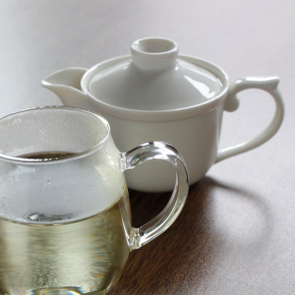 White Turret Teapot - 5 oz