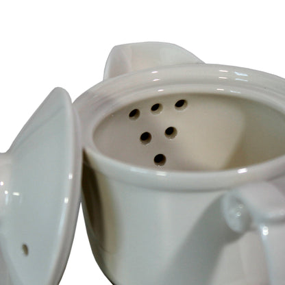 White Turret Teapot - 5 oz