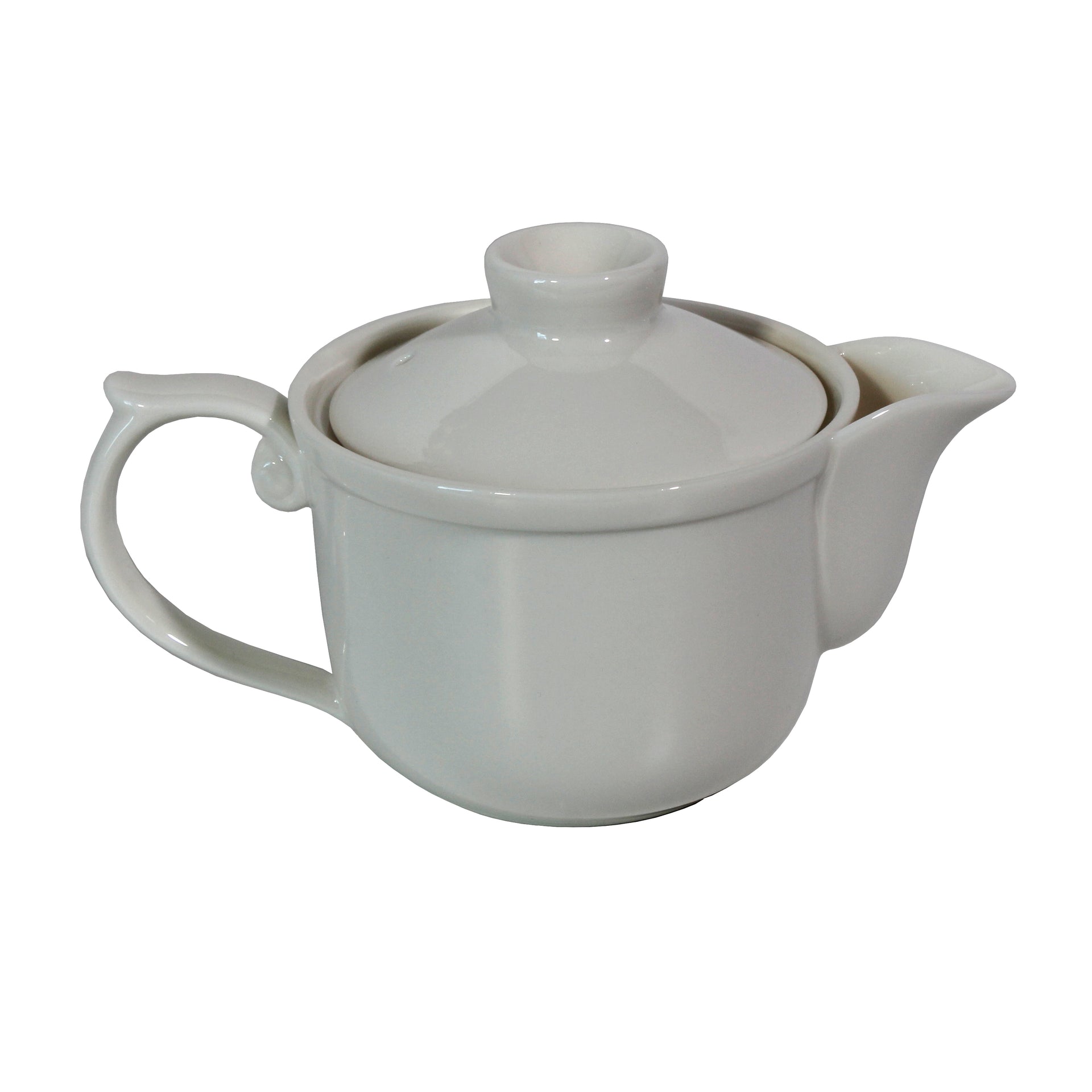 Plain White Miniature Teapot, 3-Ounce